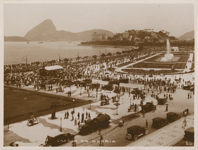 Glorias trädgårdar, Rio de Janeiro (svartvitt foto) av Brazilian Photographer