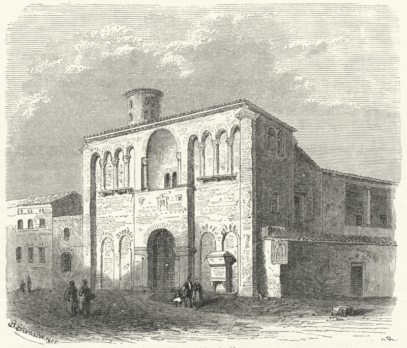 Theoderik den stores palats i Ravenna av Bruno Heinrich Strassberger