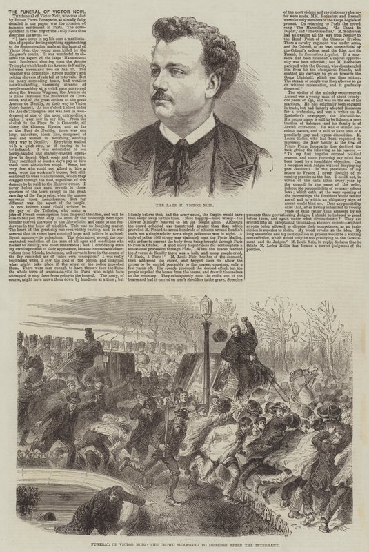 Victor Noirs begravning av Burn Smeeton