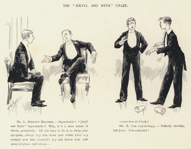 The "Jekyll and Hyde" Craze (litho) av C.J. Taylor