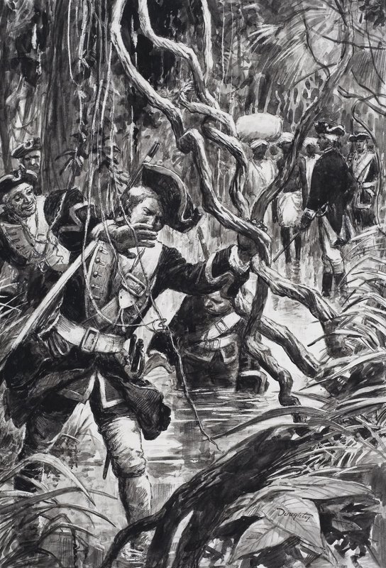 Clive of India (gouache på papper) av C.L. Doughty