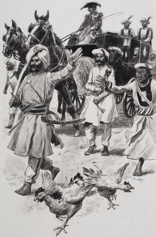 East India Company (gouache på papper) av C.L. Doughty