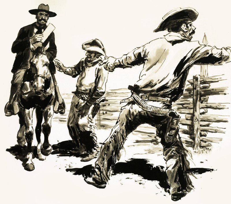 1893 kontaktade en US Marshal Jesse Carr för att berätta för honom att han var tvungen att bryta igenom den mur han hade byggt av C.L. Doughty
