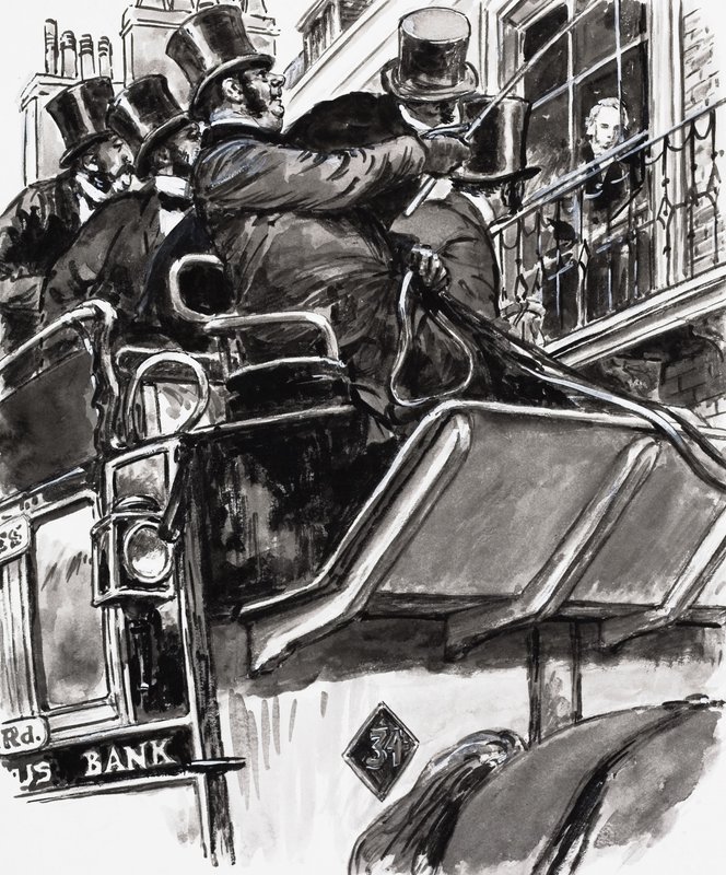 Lord Palmerston (gouache på papper) av C.L. Doughty