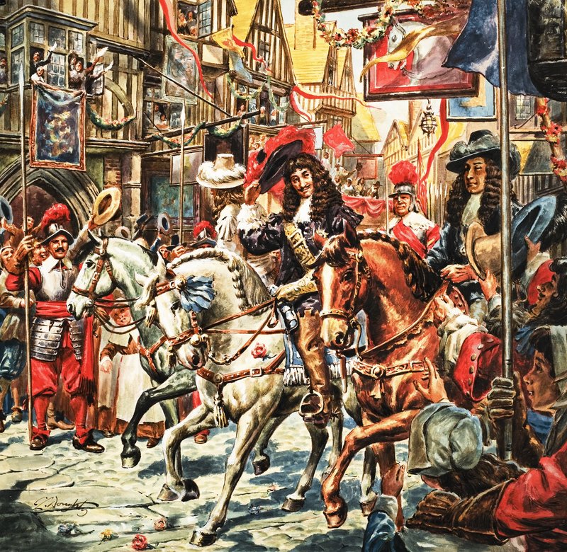 Historien om vår huvudstad: Pest över London. Charles II. av C.L. Doughty