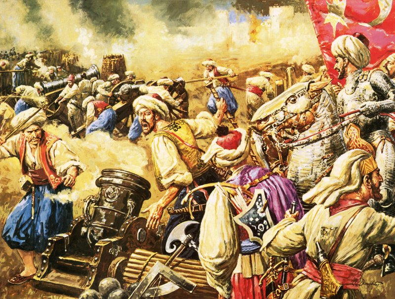 Suleimans armé anfaller Rhodos av C.L. Doughty