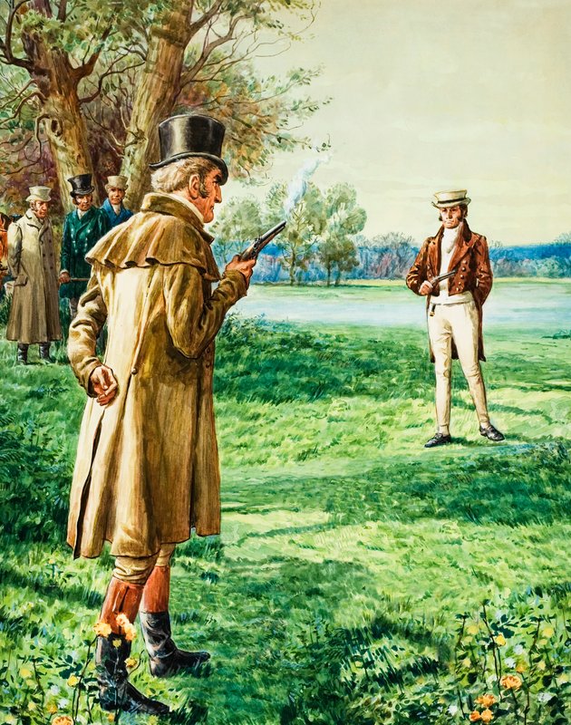 Hertigen av Wellingtons och Lord Winchelseas duell av C.L. Doughty