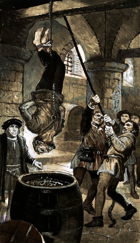 Hertigen av Clarences död i en vinbutelj (gouache på papper) av C.L. Doughty