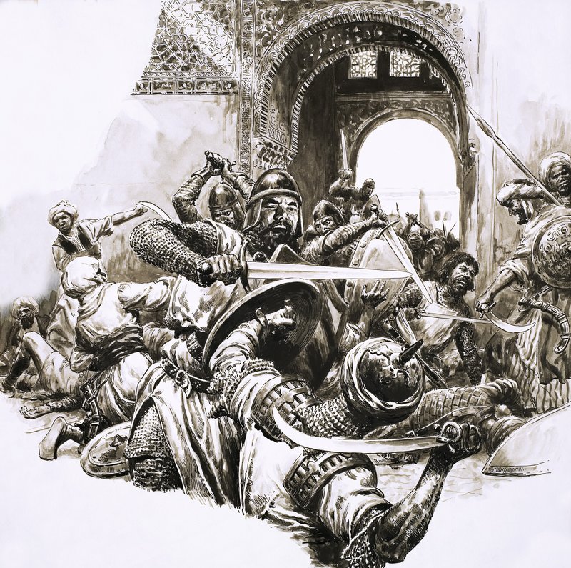 Mallorcas medeltida moriska fäste under attack av C.L. Doughty