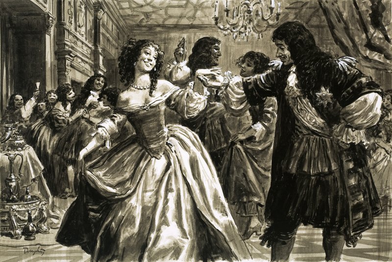 Oidentifierade balsalsdansare (1600-talet) av C.L. Doughty