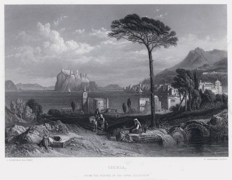 Ischia (gravyr) av C. (after) Stanfield