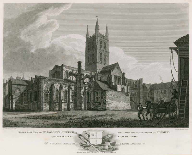 Nordostvy av St. Frälsarens kyrka, Consistory Court och Chapel of St John av C. John Mayle Whichelo