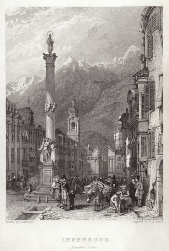 Huvudgatan i Innsbruck av C. Stanfield