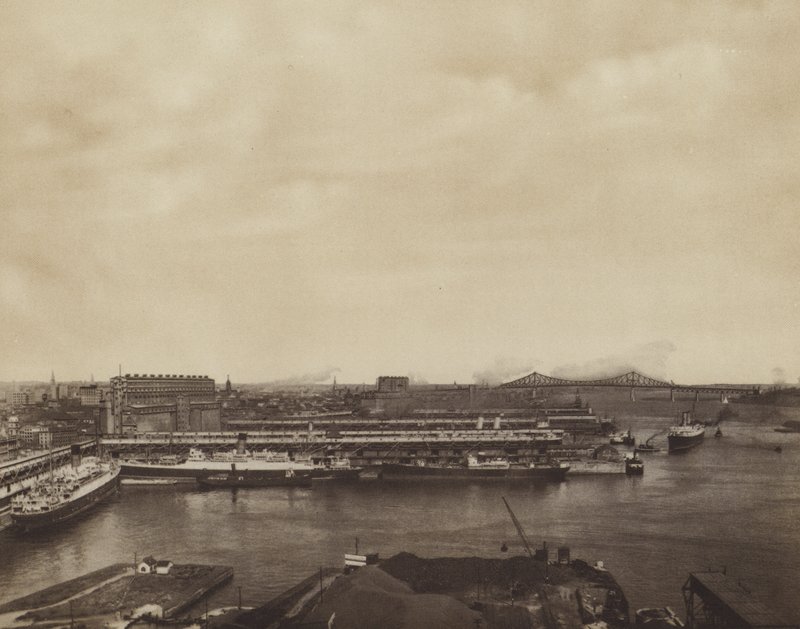 Montreal Harbour (svartvitt foto) av Canadian Photographer
