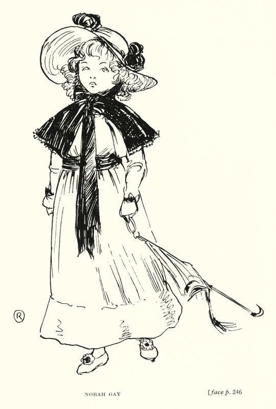 Dickens karaktär: Norah Gay (litho) av Captain Edward Henry Handley Read