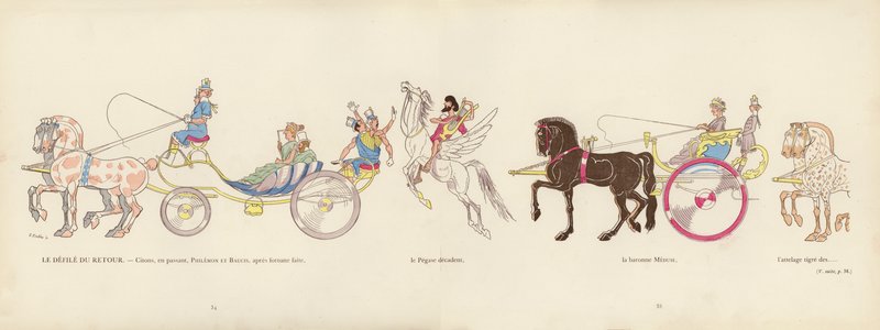 Illustration för raser i antiken av Caran D
