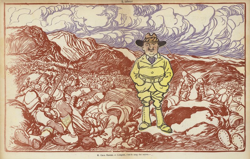Cecil Rhodes, Illustration för Le Rire av Caran d Ache