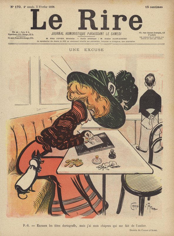Illustration för Le Rire av Caran d Ache