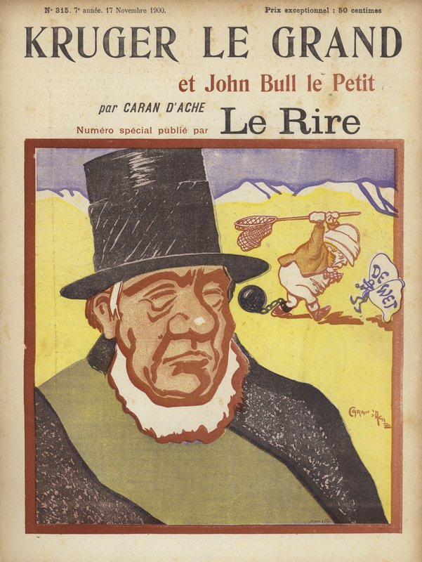 Paul Kruger, Illustration för Le Rire av Caran d Ache
