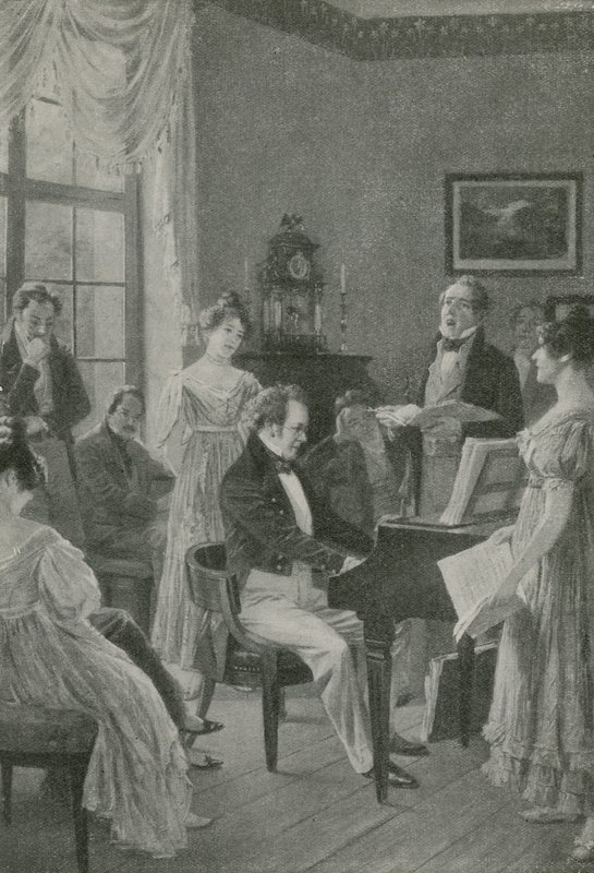 Musikaren spelar en låt av Carl Röchling