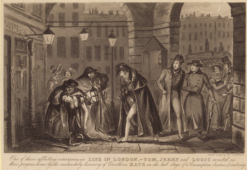 En av de plågsamma händelserna i Life in London av Carl Georg Adolph Hasenpflug