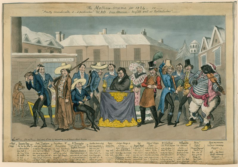 Mathew-Orama för 1824; eller, ganska stora d-d speciella bitar från Amerika - att allt bra på Natchitoches av Carl Georg Adolph Hasenpflug