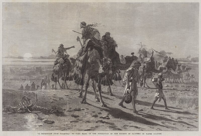 En avgång från Palmyra av Carl Haag