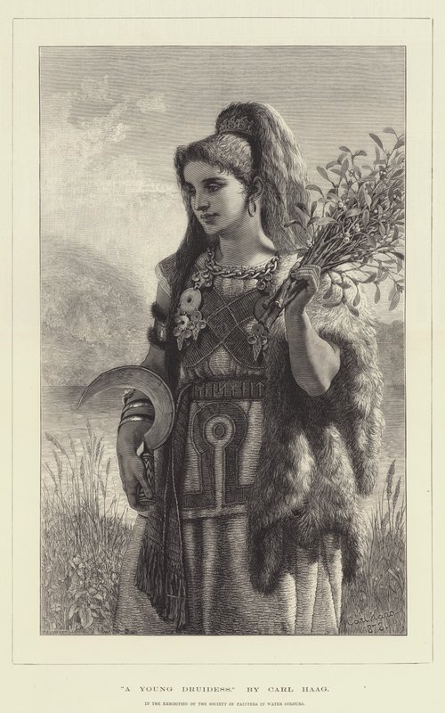 En ung druidin av Carl Haag