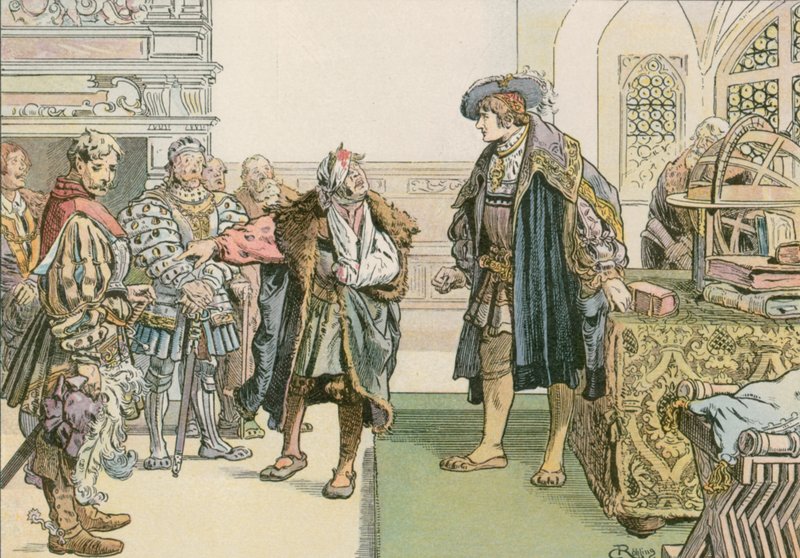 Joachim I:s dom mot rövarbaronerna i Lindenberg 1504 av Carl Rohling