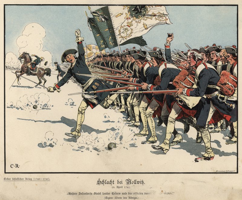 Slaget vid Mollwitz av Carl Röchling