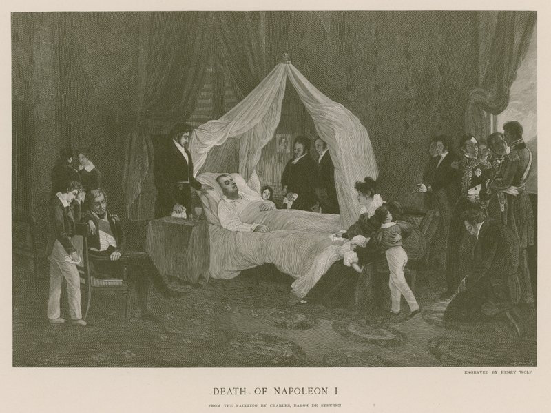 Napoleon I:s död av Carl von Steuben