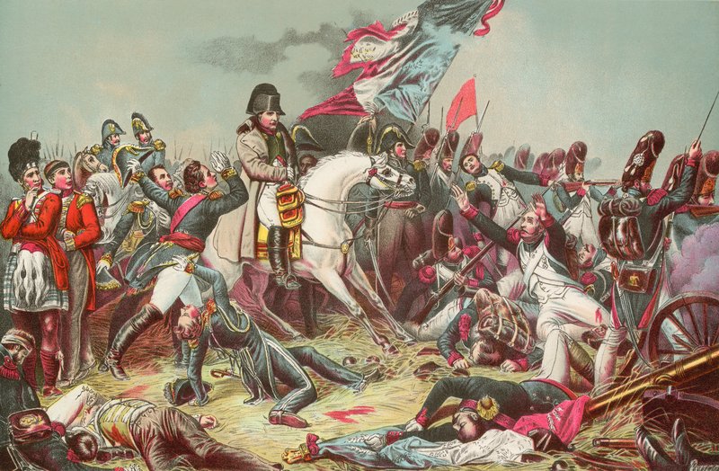 Slaget vid Waterloo av Carl von Steuben