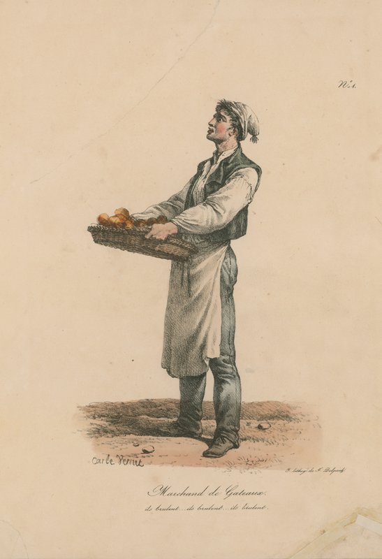 Tårtförsäljare av Carle Vernet