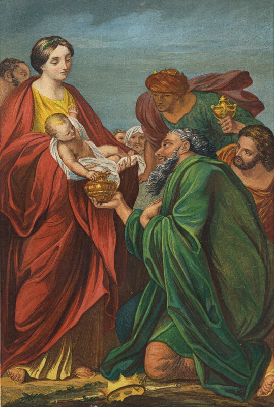 De tre magiernas tillbedjan av Carlo Maratta or Maratti