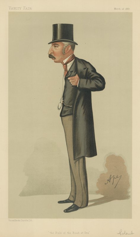 Kapten John Colomb av Carlo Pellegrini