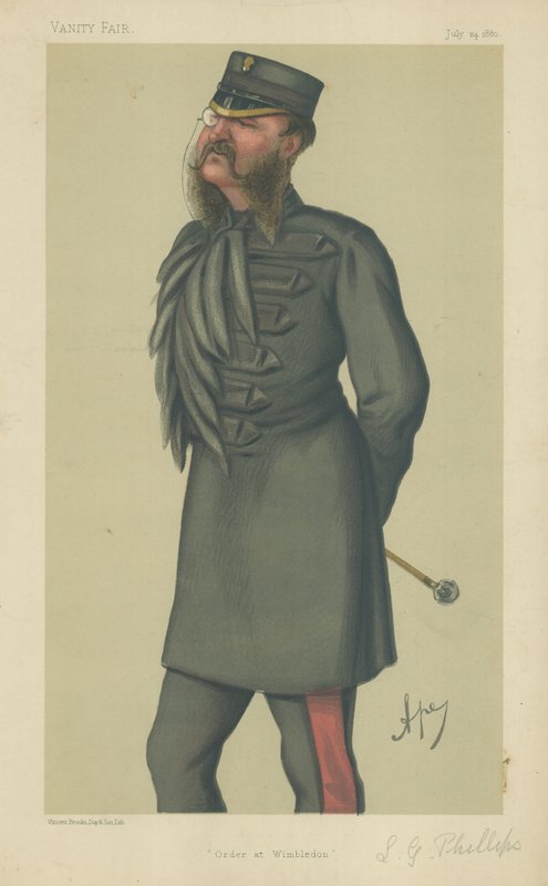 Överste Lewis Guy Phillips, grenadjärgardet av Carlo Pellegrini
