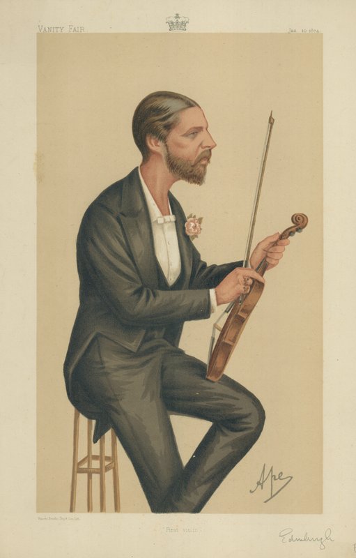 HKH Hertigen av Edinburgh av Carlo Pellegrini