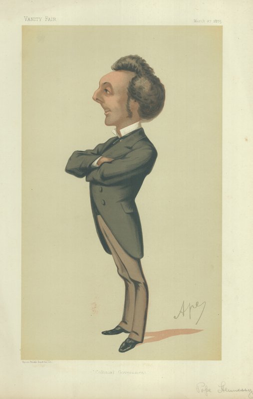 Hans excellens guvernör John Pope Hennessy av Carlo Pellegrini