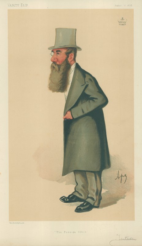 Lord Tenterden, Foreign Office, 17 augusti 1878, Vanity Fair-tecknad serie av Carlo Pellegrini