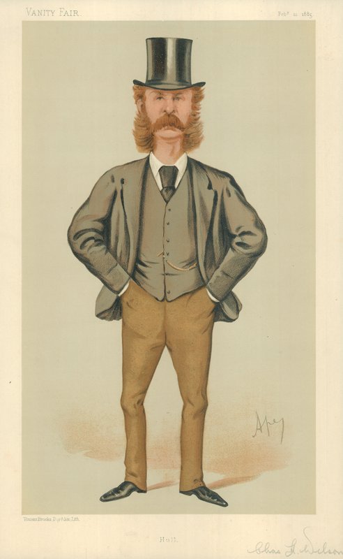 Mr Charles Henry Wilson, Hull, 21 februari 1885, tecknad serie Vanity Fair av Carlo Pellegrini