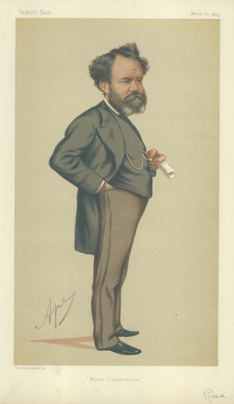 Edward James Reed av Carlo Pellegrini