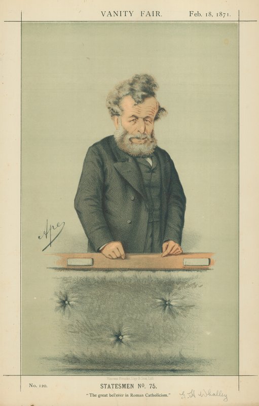 Mr George Hammond Whalley, Den store tron på romersk katolicism, 18 februari 1871, Vanity Fair-tecknad serie av Carlo Pellegrini