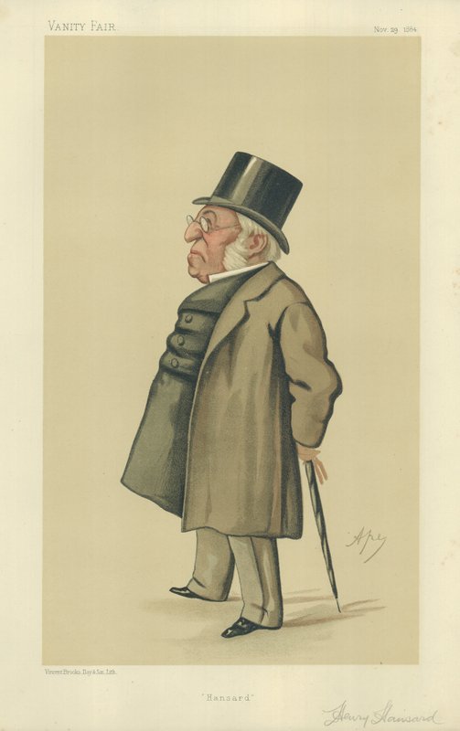 Mr Henry Hansard av Carlo Pellegrini