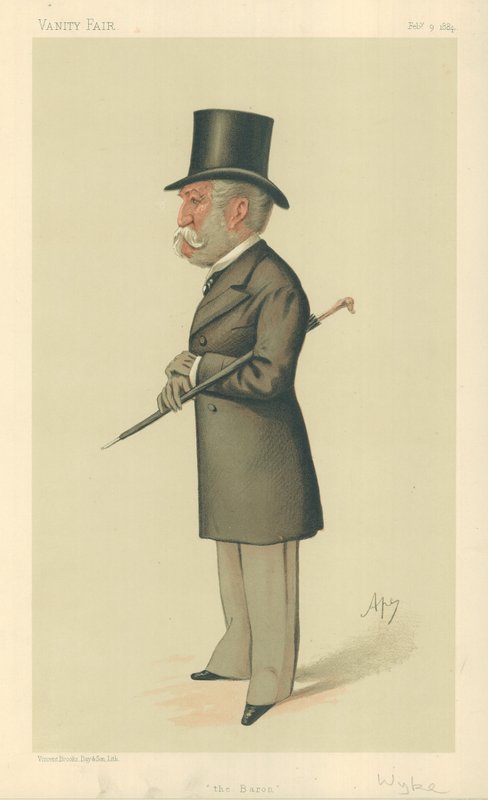 Sir Charles Lennox Wyke, baronen, 9 februari 1884, Vanity Fair-karikatyr. av Carlo Pellegrini