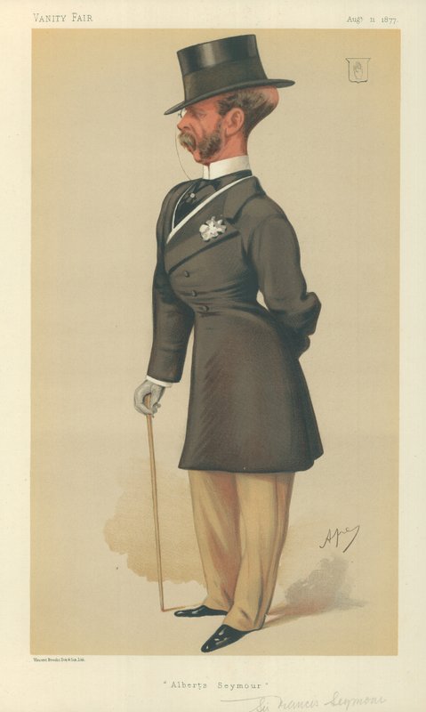 Sir Francis Seymour, Albert Seymour, 11 augusti 1877, tecknad serie Vanity Fair av Carlo Pellegrini