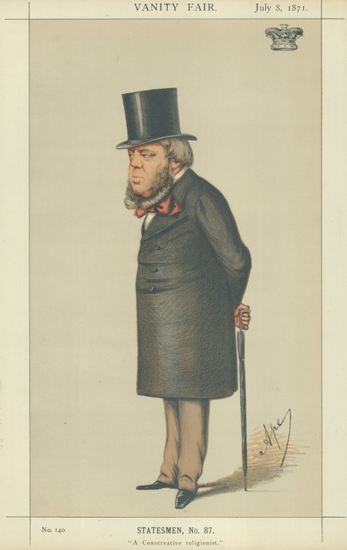 Hertigen av Marlborough (färg litho) av Carlo Pellegrini