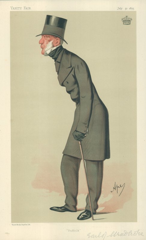 Jarlen av Stradbroke, Suffolk, 31 juli 1875, Vanity Fair-karikatyr av Carlo Pellegrini