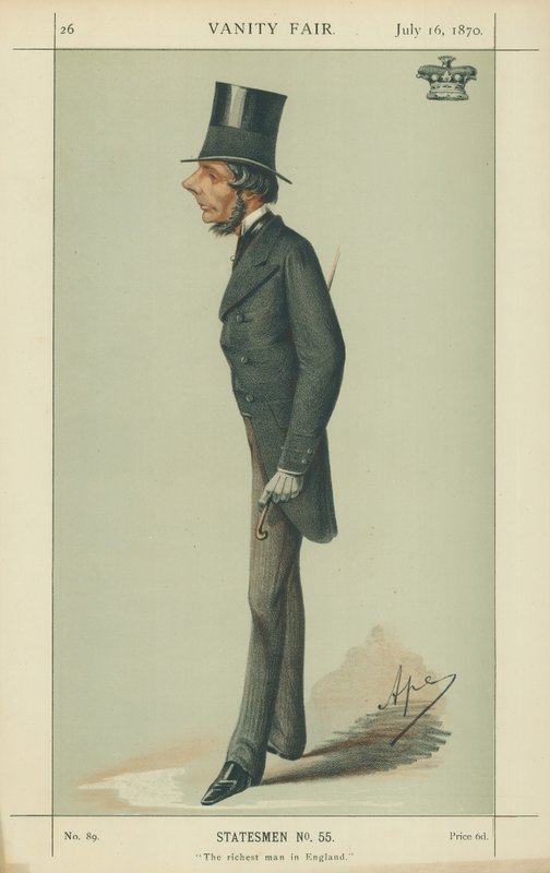Markisen av Westminster, Englands rikaste man, 16 juli 1870, tecknad Vanity Fair av Carlo Pellegrini