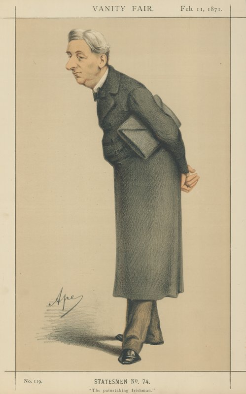 Den rätte ärade William Monsell (färg litho) av Carlo Pellegrini
