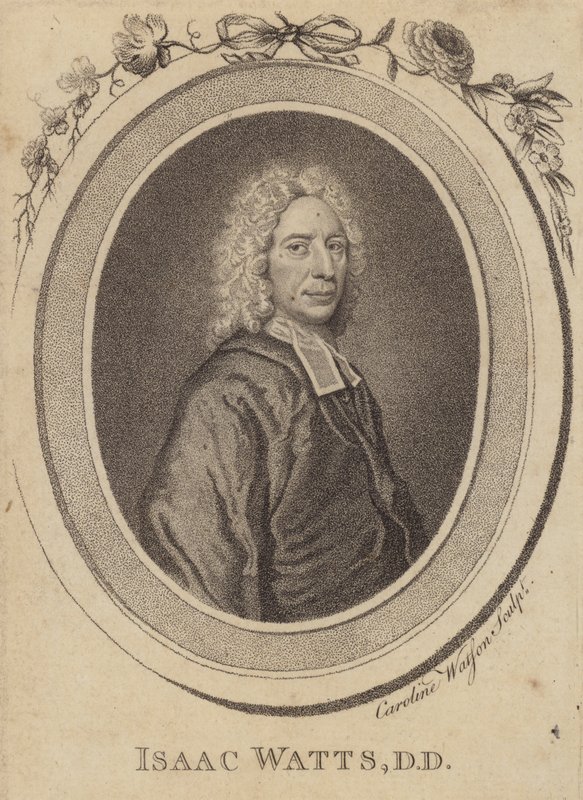 Isaac Watts, engelsk kristen minister, psalmförfattare och teolog av Caroline Watson